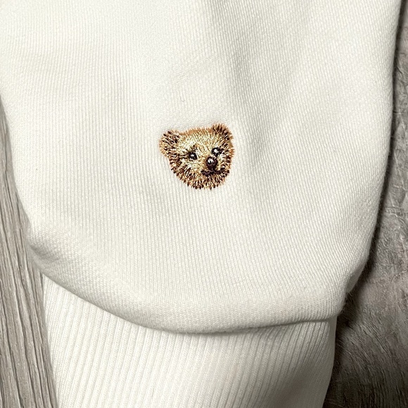 Fila Crewneck Sweater with Bear Embroidery - Picture 2 of 7